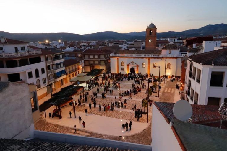 plaza de andalucia de la localidad de huetor tajar granada